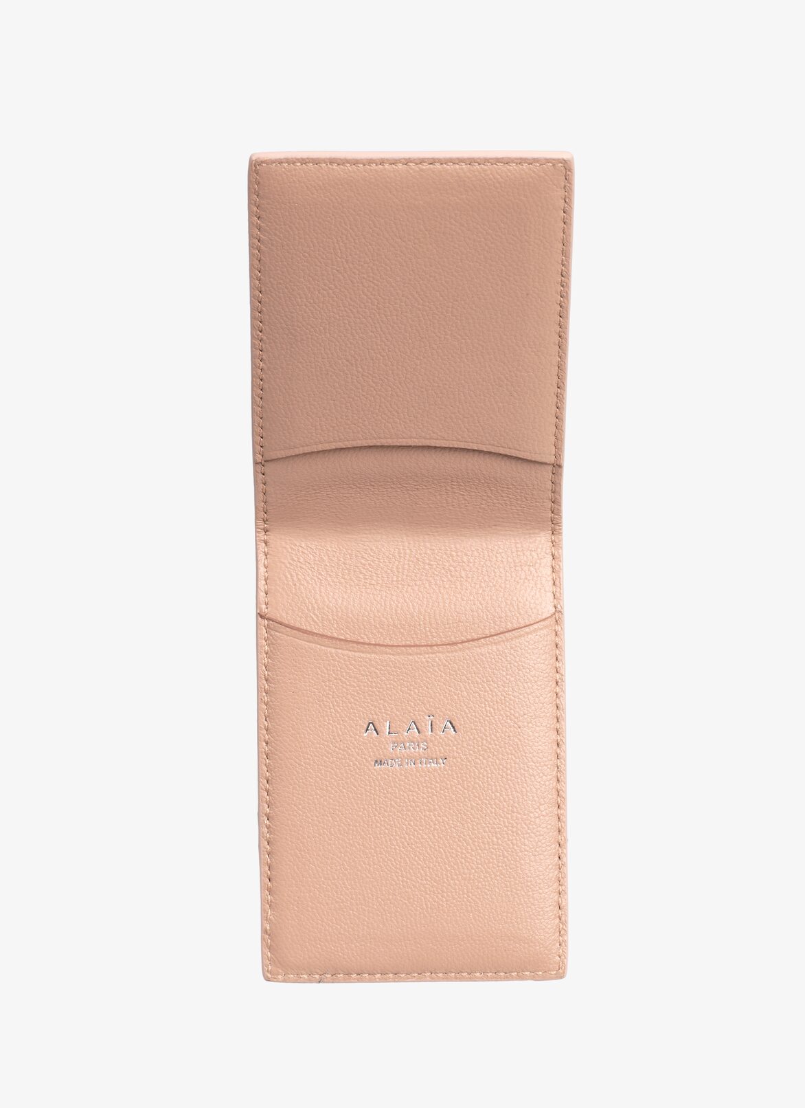 Openwork leather cardholder
 ALAÏA SANDY OPENWORK LEATHER CARDHOLDER